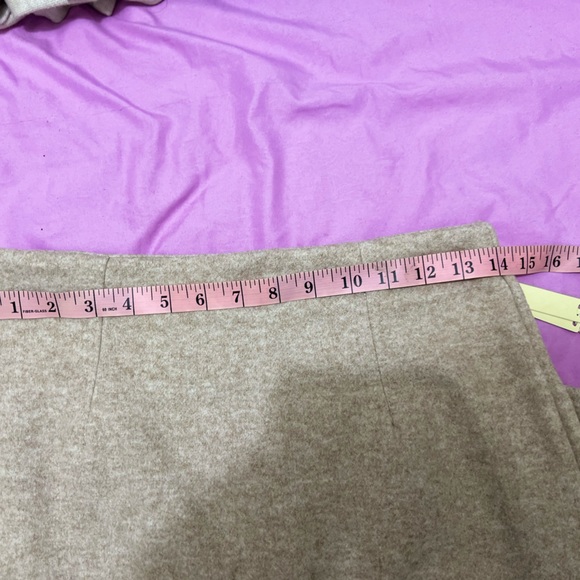 OGL Cashmere-like A-Line Midi Skirt - Picture 7 of 10